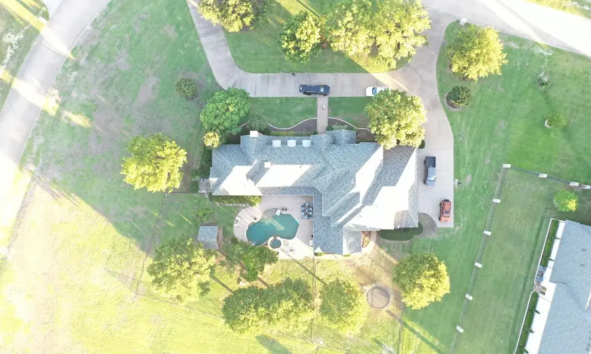 New shingle roof installation on a home in Marshall